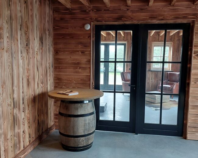 Luxe afwerking in receptiegebouw Reeuwijk - Van den Berg Houtbouw