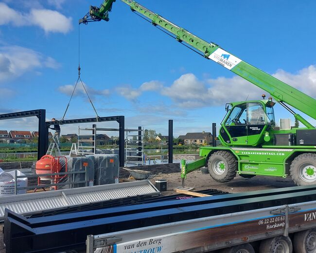 Prefab schuur/receptie-Van den Berg Houtbouw