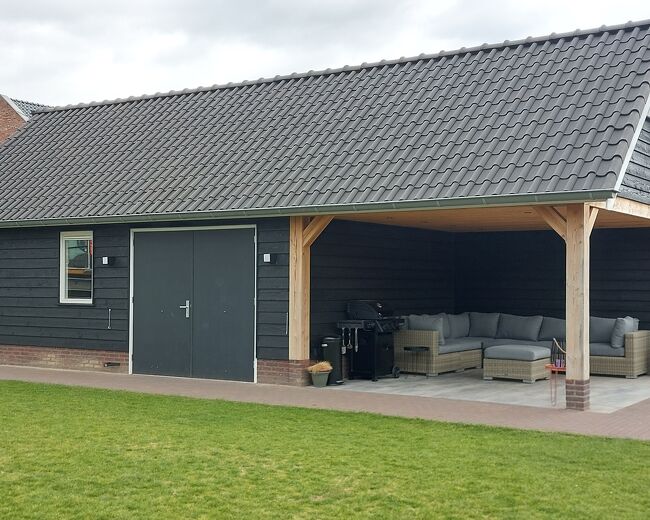 Houten schuur op maat - Van den Berg Houtbouw