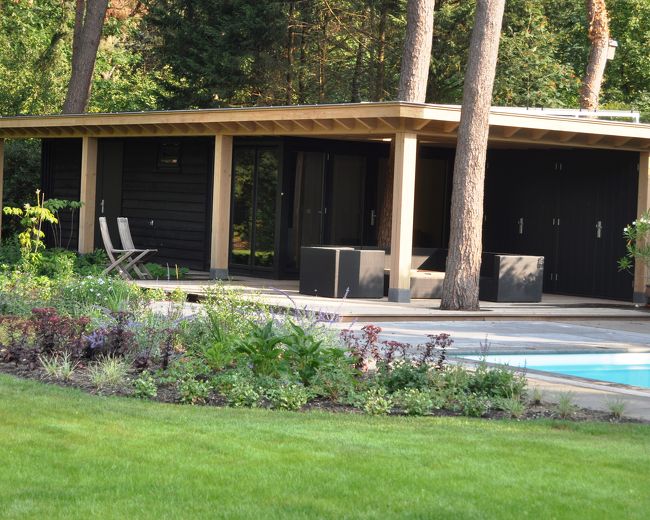 Luxe poolhouse op maat - Van den Berg Houtbouw