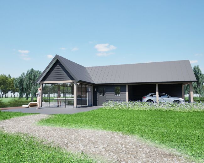 Houten schuur op maat - Van den Berg Houtbouw