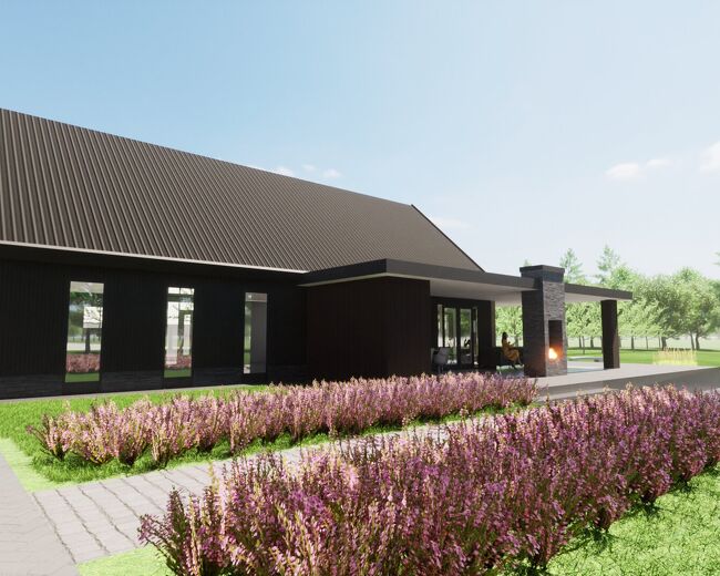 Moderne schuurwoning Dedemsvaart - Luxe Houtbouw - Van den Berg Houtbouw