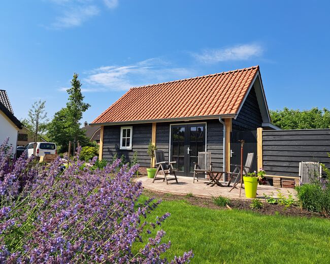 Prachtige berging op maat - Van den Berg Houtbouw