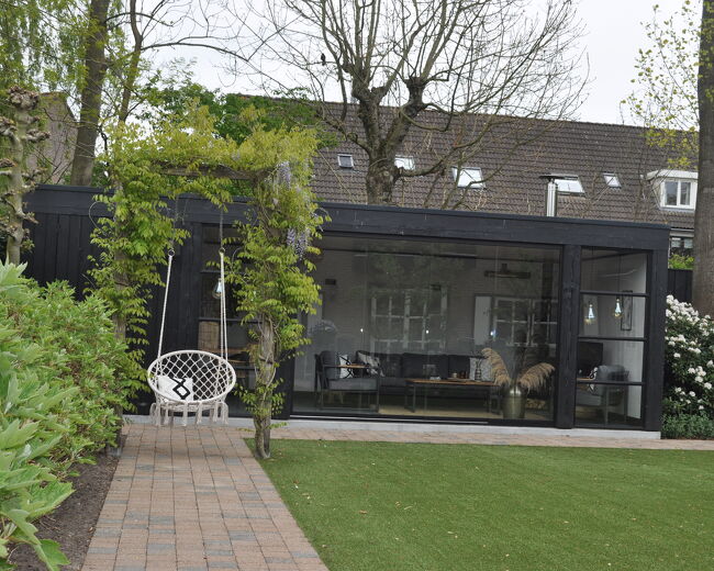 Iconische tuinkamer op maat - Van den Berg Houtbouw